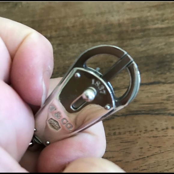 Authentic Sterling Silver Tiffany & Co. Key Fob. - Picture 4 of 11